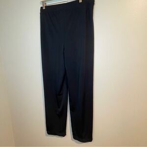 MaxMara Black Velvet Dress Pants Made in Italy Size 6